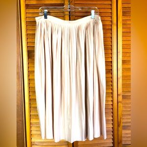 J Crew pleated midi skirt